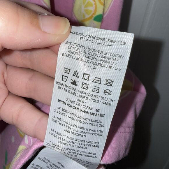 Boden Girl’s Posie Frill Sleeve Dress Chalk Pink Lemonade Size 7-8 - Picture 5 of 5